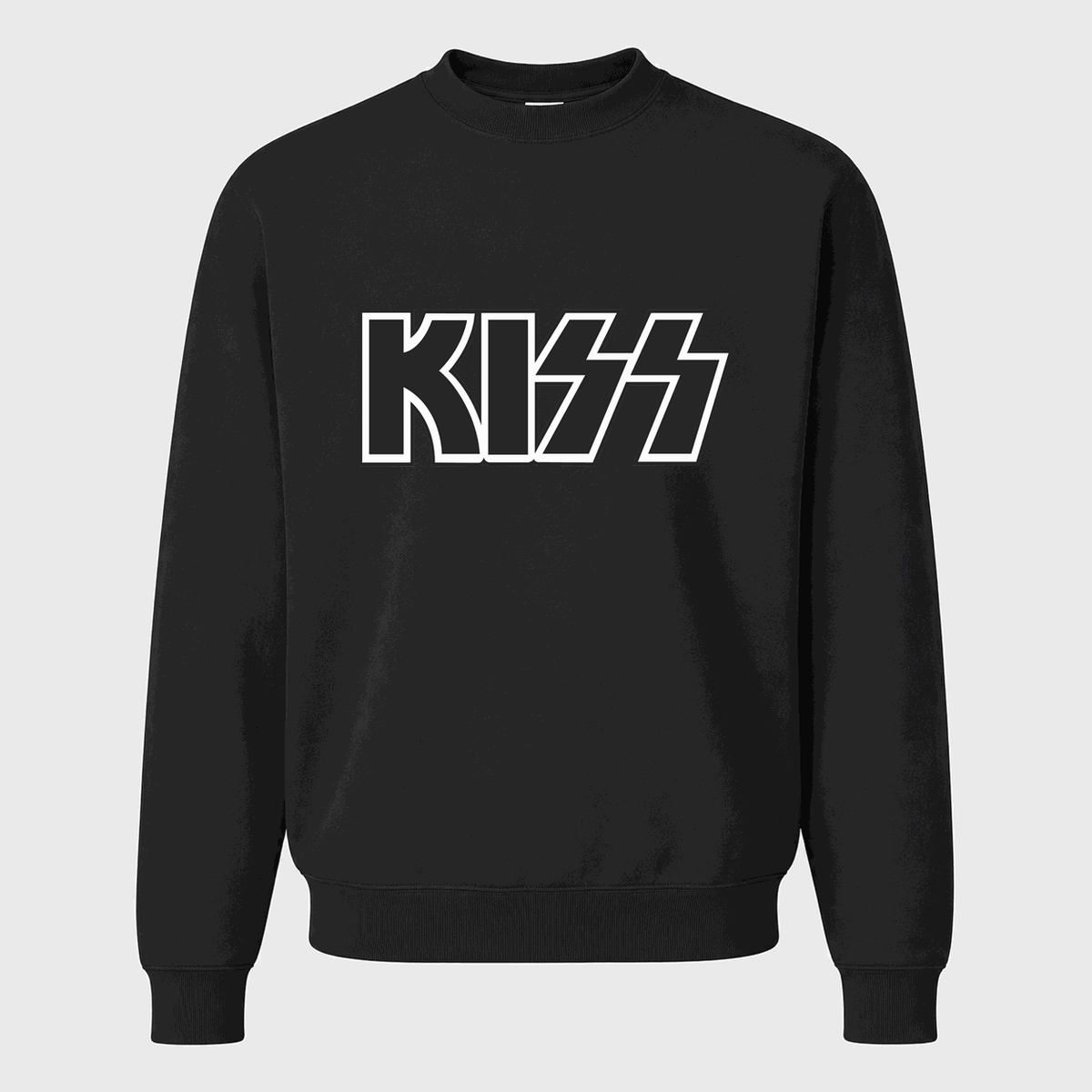 Men's KISS Crewneck Sweatshirt - Black