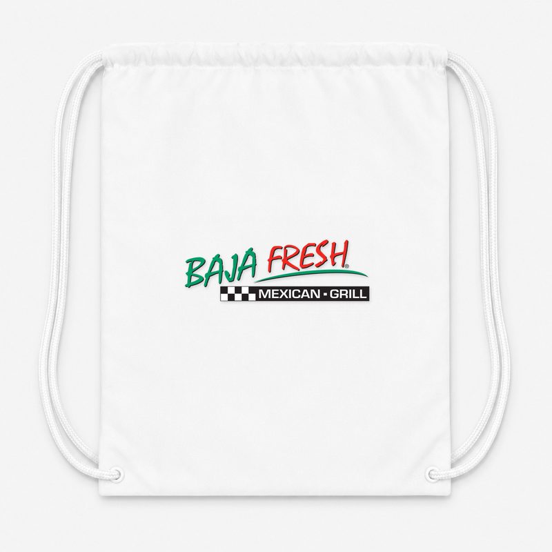 Baja Fresh Drawstring Bag - White