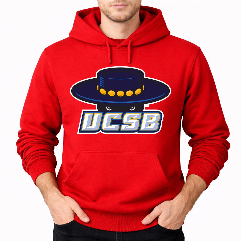 Men's UCSB Gauchos Pullover Hoodie - Red