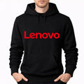 Men's Lenovo Pullover Hoodie - Black