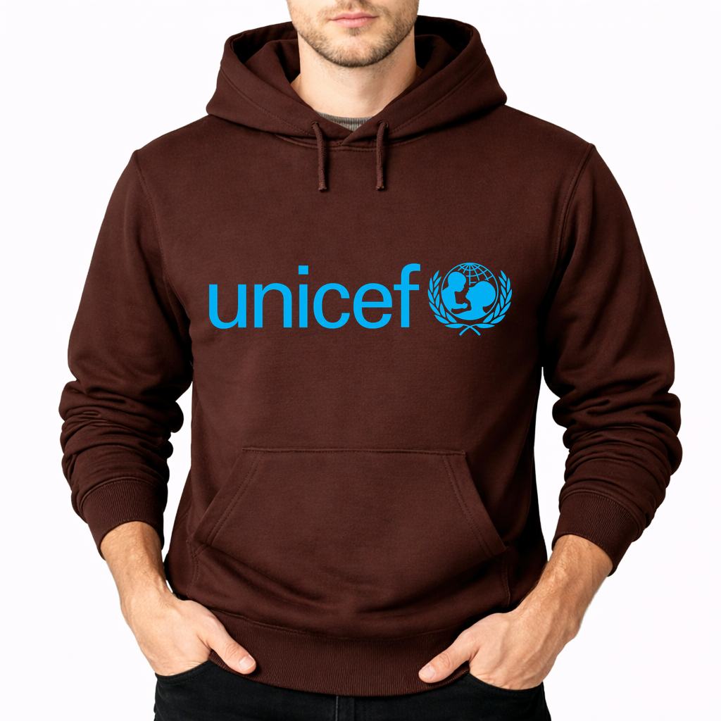Men's UNICEF Pullover Hoodie - Brown