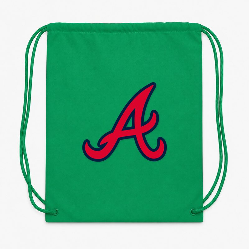 Atlanta Braves Drawstring Bag - Green