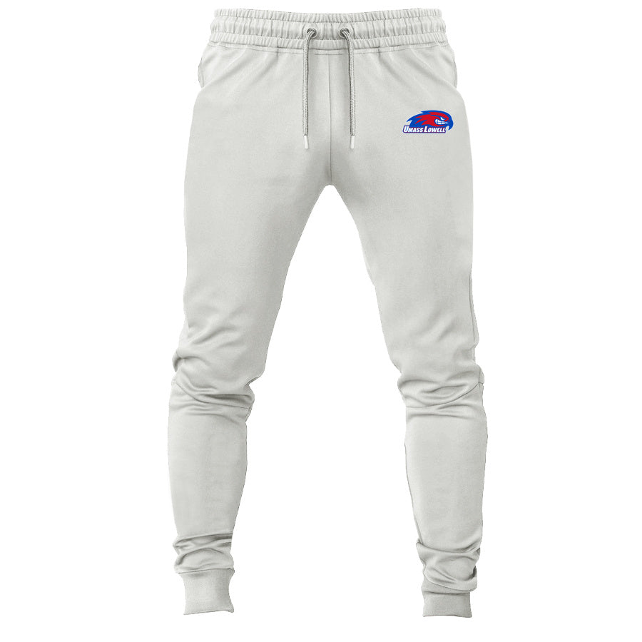 UMass Lowell River Hawks joggers sweatpants - White