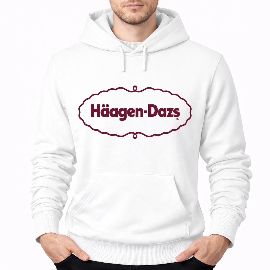 Men's Haagen-Dazs Pullover Hoodie - White