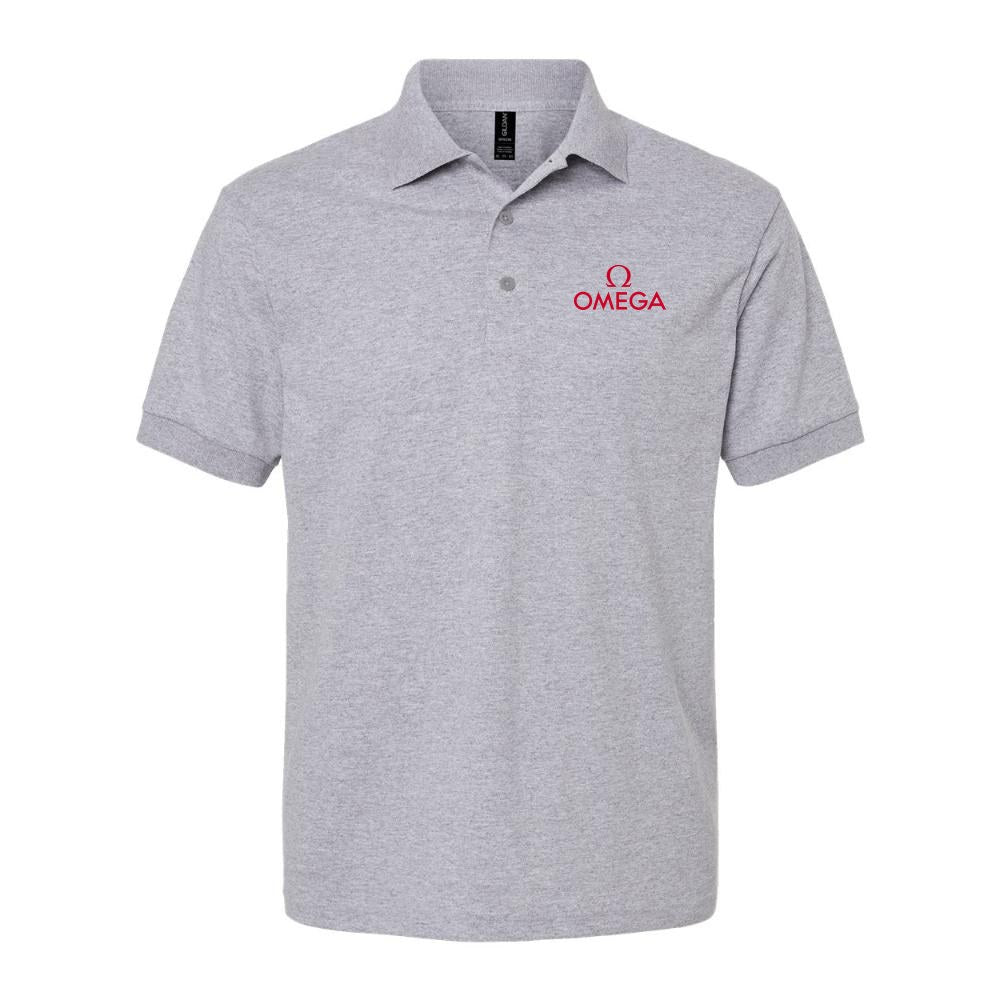 Men's Omega Dry Blend Polo - Gray