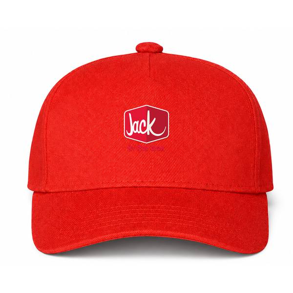 Jack in the Box Logo Red Dad Baseball Cap Hat