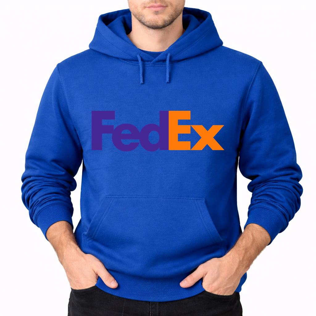 Men's Fedex Pullover Hoodie - Blue