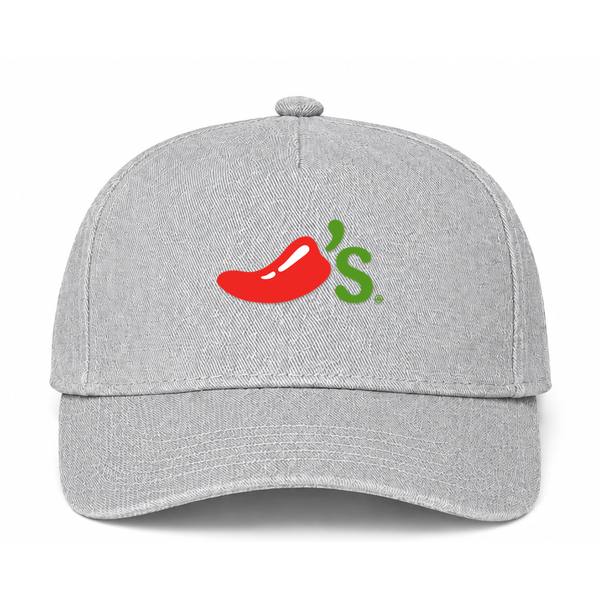 Chili's Logo Gray Dad Baseball Cap Hat