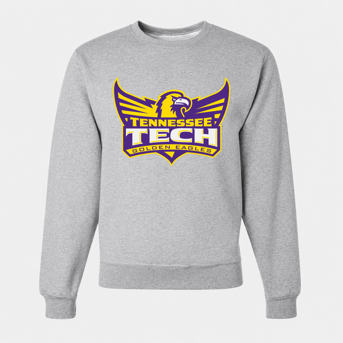 Men's Tennessee Tech Golden Eagles Crewneck Sweatshirt - Gray