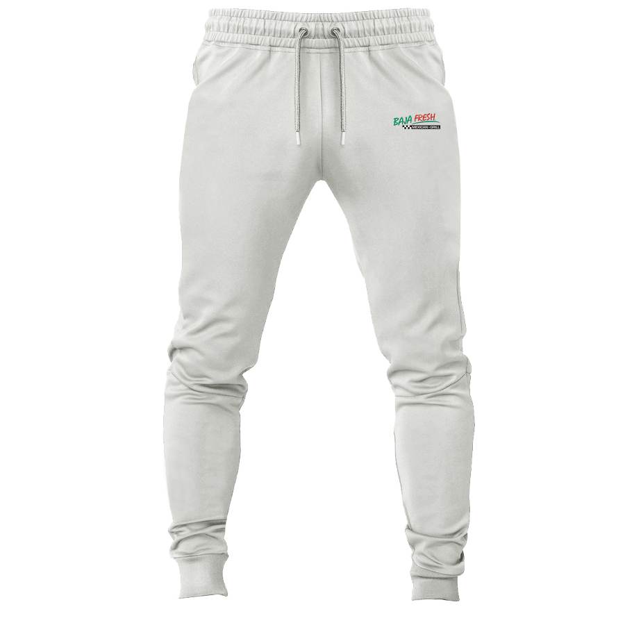 Baja Fresh joggers sweatpants - White