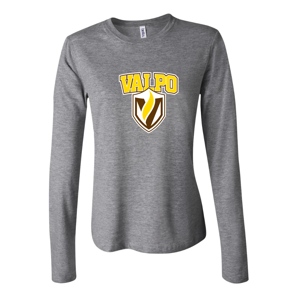 Women's Valparaiso Crusaders Long Sleeve T-Shirt - Gray