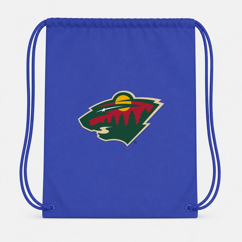 Minnesota Wild Drawstring Bag - Blue