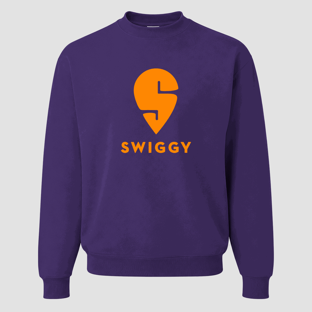 Men's Swiggy Crewneck Sweatshirt - Purple