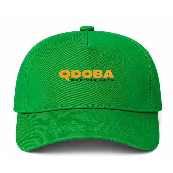 Qdoba Logo Green Dad Baseball Cap Hat