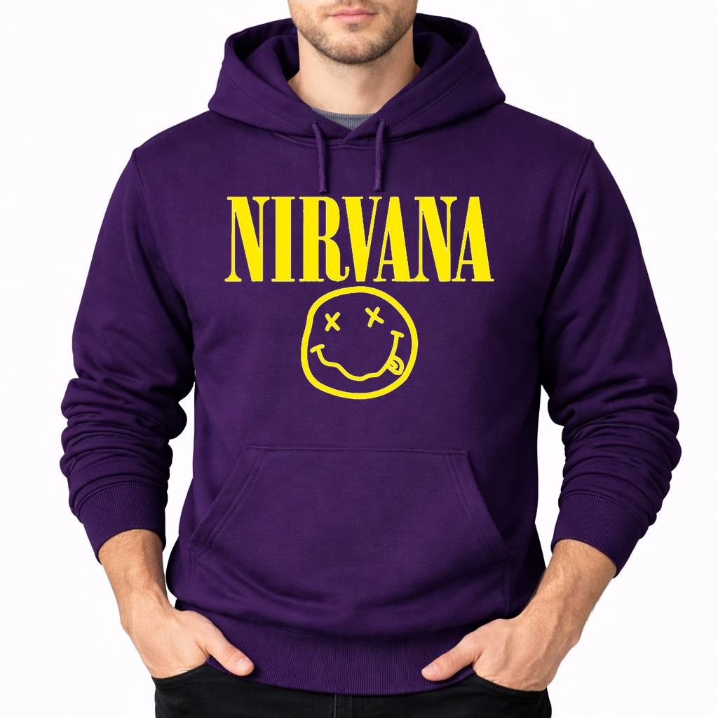 Men's Nirvana Pullover Hoodie - Purple