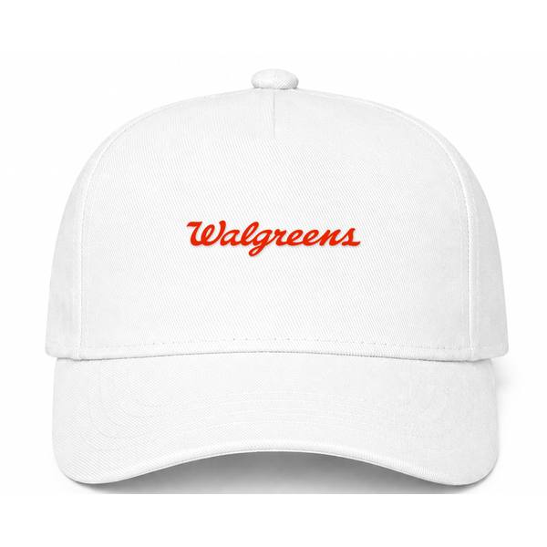 Walgreens Logo White Dad Baseball Cap Hat