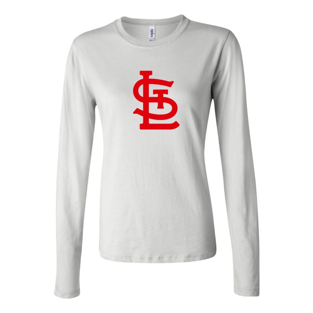 Women's St. Louis Cardinals Long Sleeve T-Shirt - White