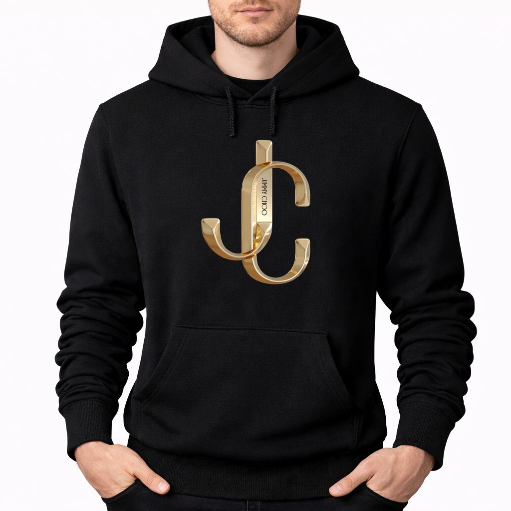 Men's Jimmy Choo Pullover Hoodie - Black
