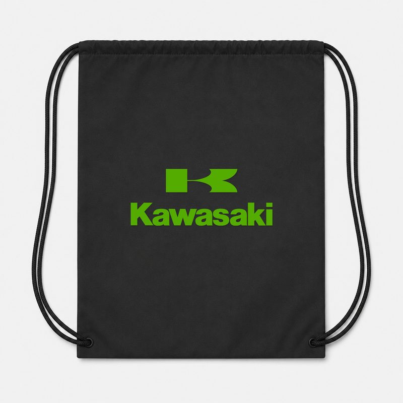 Kawasaki Drawstring Bag - Black