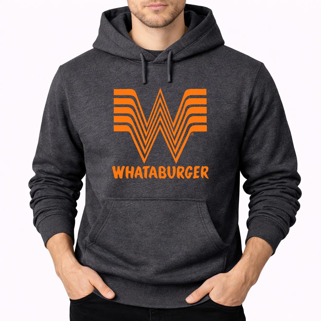 Men's Whataburger Pullover Hoodie - Charcoal