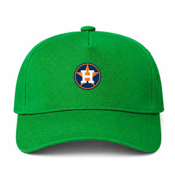 Houston Astros MLB Logo Green Dad Baseball Cap Hat
