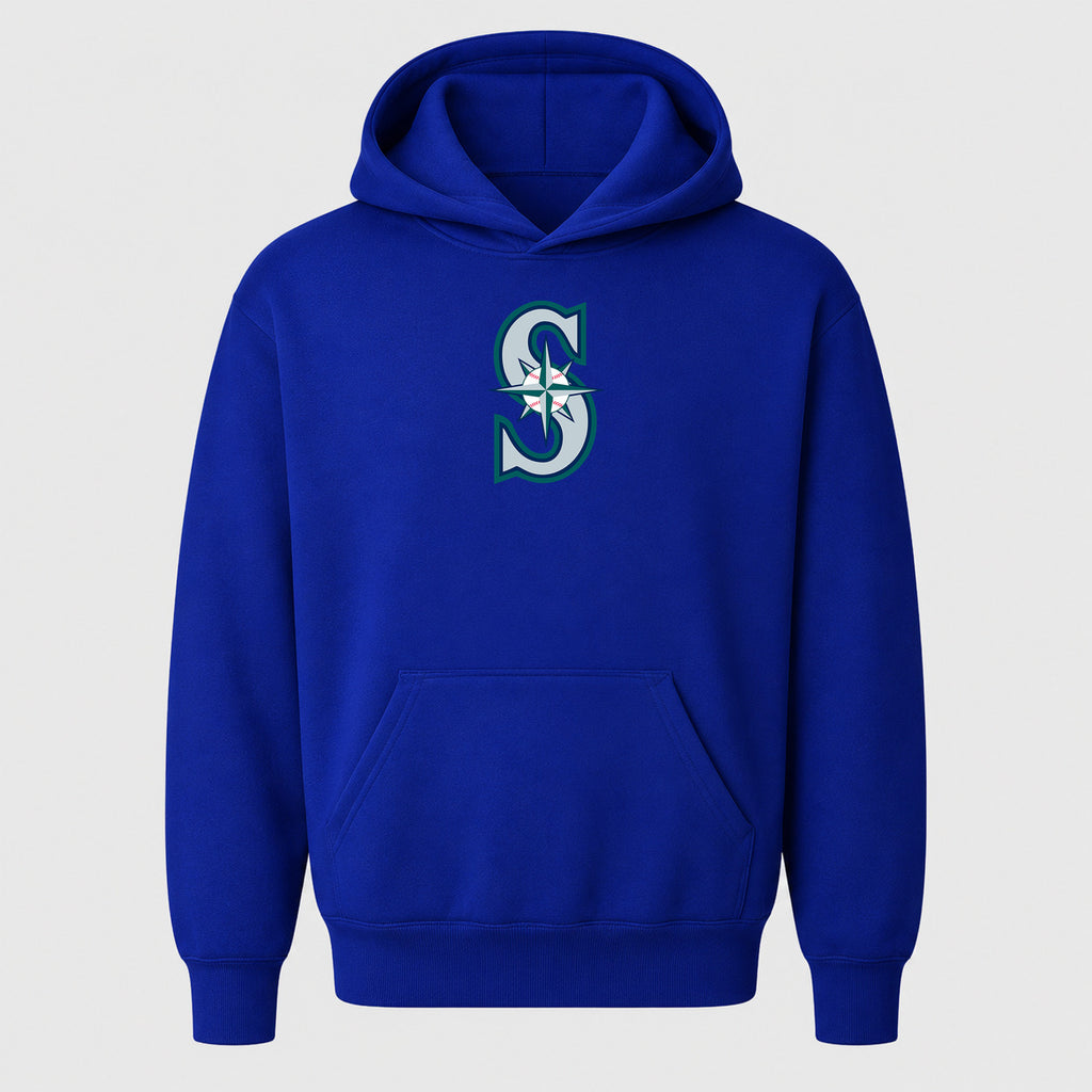 Youth Seattle Mariners Pullover Hoodie - Royal Blue