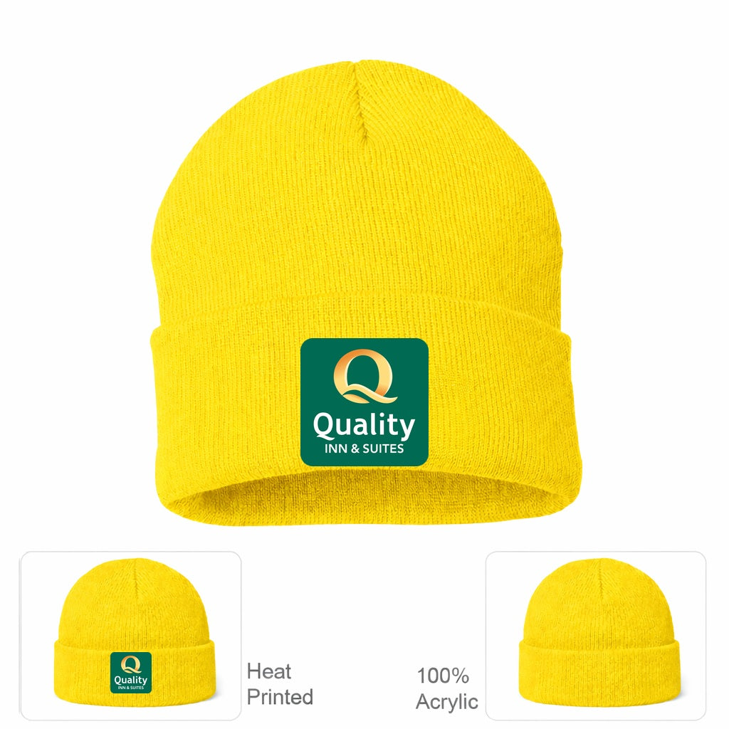 Quality Inn & Suites Beanie Hat - Yellow