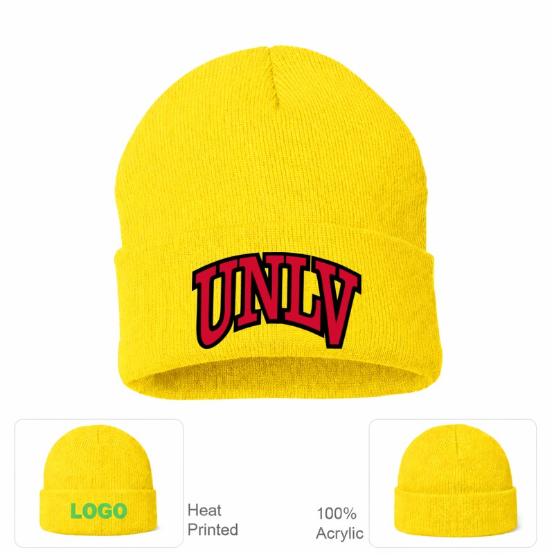UNLV Rebels Yellow Beanie Hat
