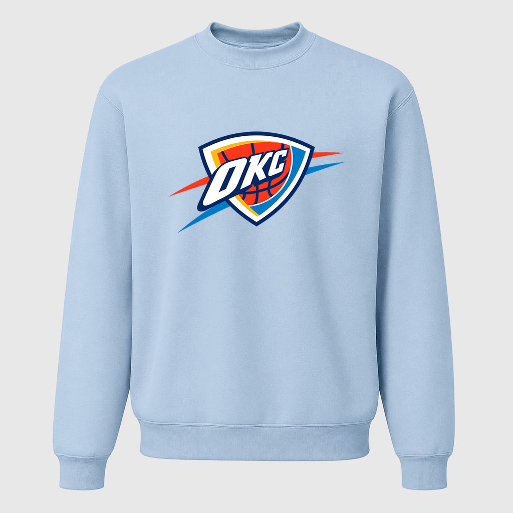 Men's Oklahoma City Thunder Crewneck Sweatshirt - Sky Blue