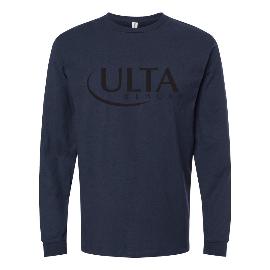 Men's Ulta Beauty Logo Long sleeves Cotton Blend T-Shirt - Navy