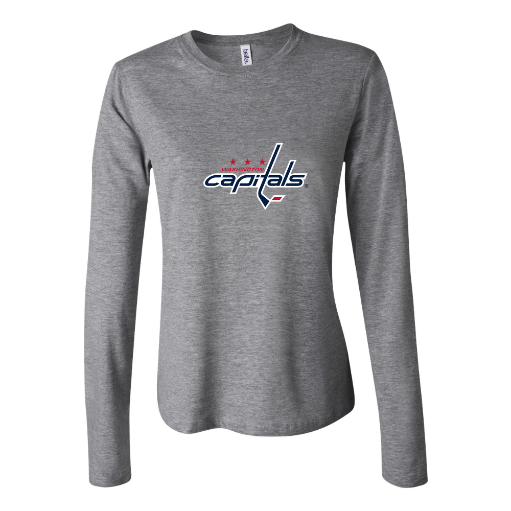 Women's Washington Capitals Long Sleeve T-Shirt - Gray