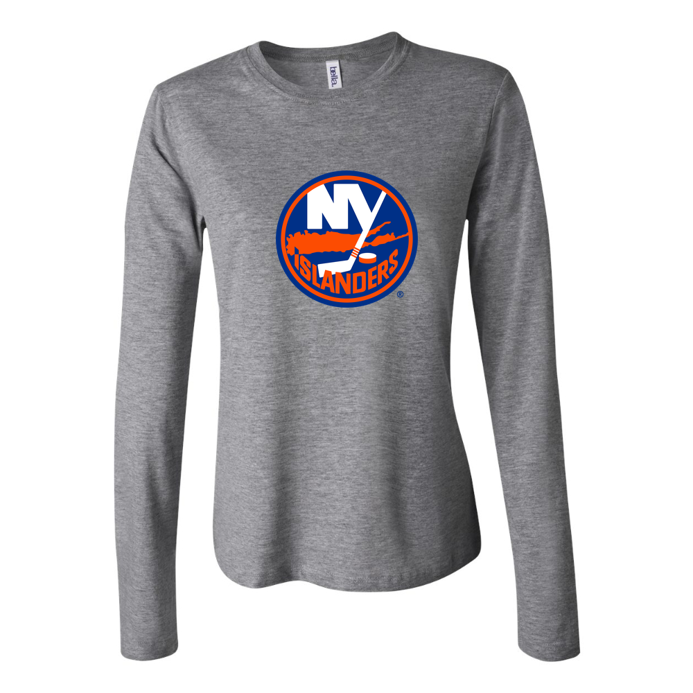Women's New York Islanders Long Sleeve T-Shirt - Gray