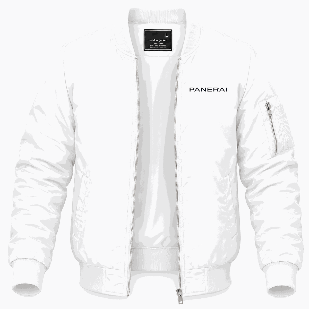 Men's Panerai Lightweight Bomber Jacket - White