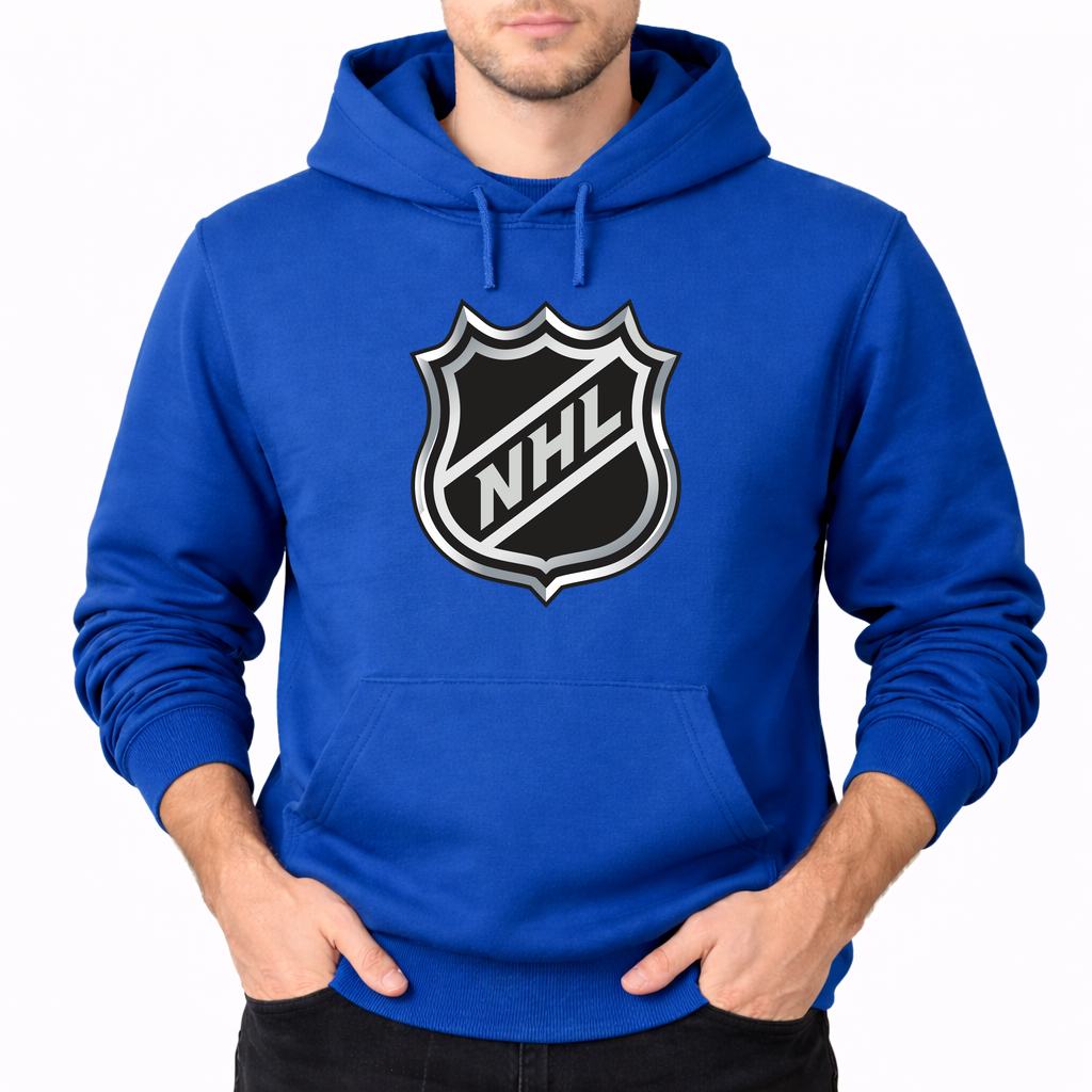 Men's NHL Shield Pullover Hoodie - Blue