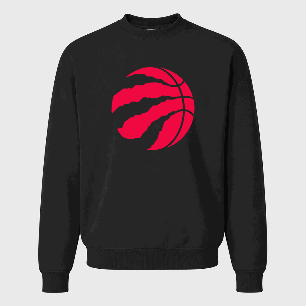Men's Toronto Raptors Crewneck Sweatshirt - Black
