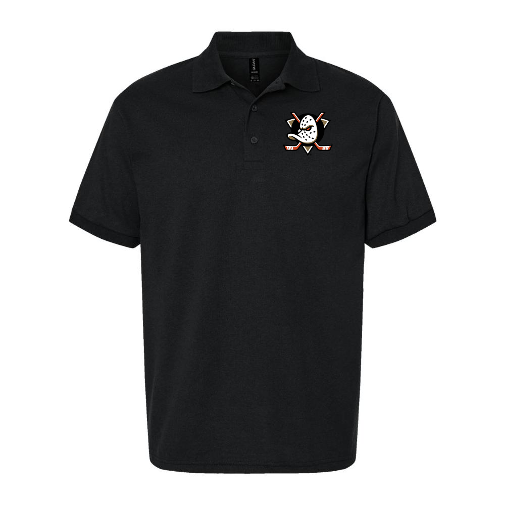 Men's Anaheim Ducks Dry Blend Polo - Black