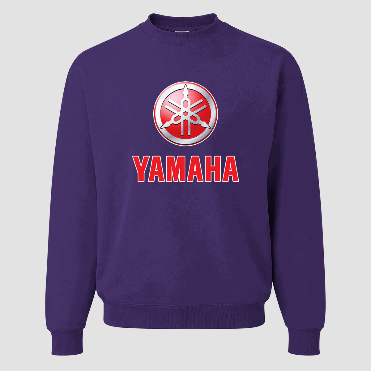 Men's Yamaha Crewneck Sweatshirt - Purple