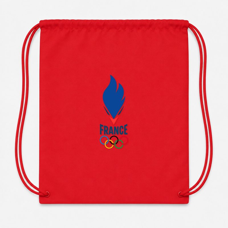 France 2024 Drawstring Bag - Red
