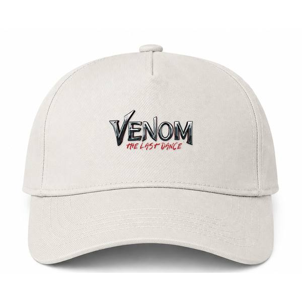 Venom The Last Dance Logo Beige Dad Baseball Cap Hat