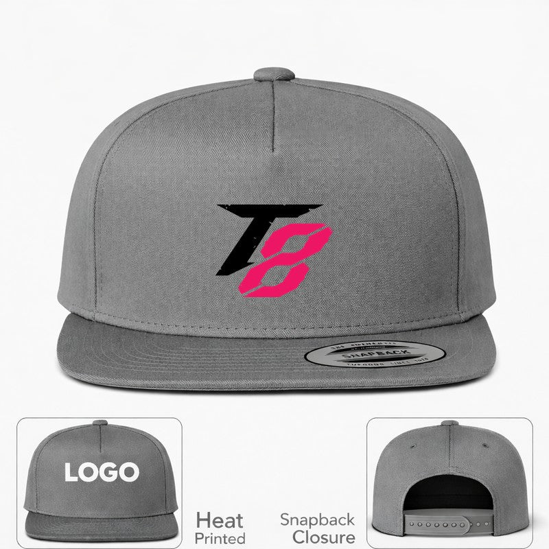 Tekken 8 Black Logo Snapback Hat