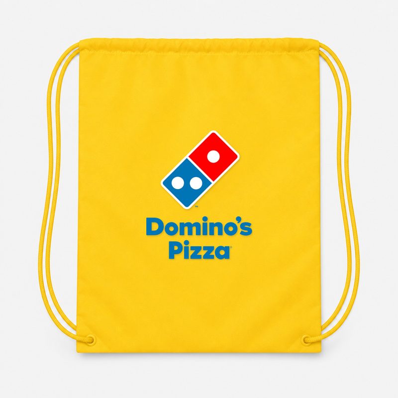 Domino's Pizza Drawstring Bag - Yellow