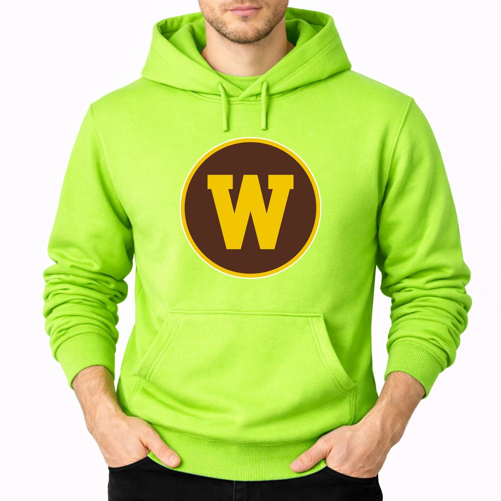 Men's Western Michigan Broncos Pullover Hoodie - Lime green