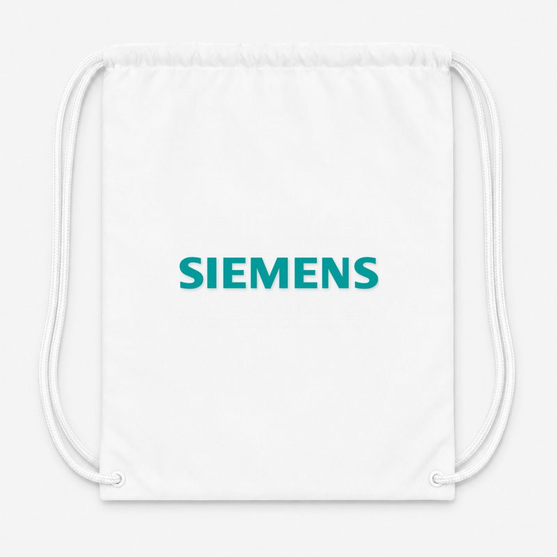 Siemens Min Drawstring Bag - White