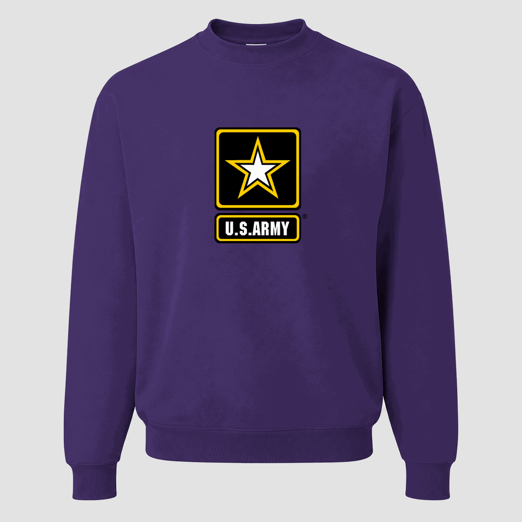 Men's U.S. Army Crewneck Sweatshirt - Purple