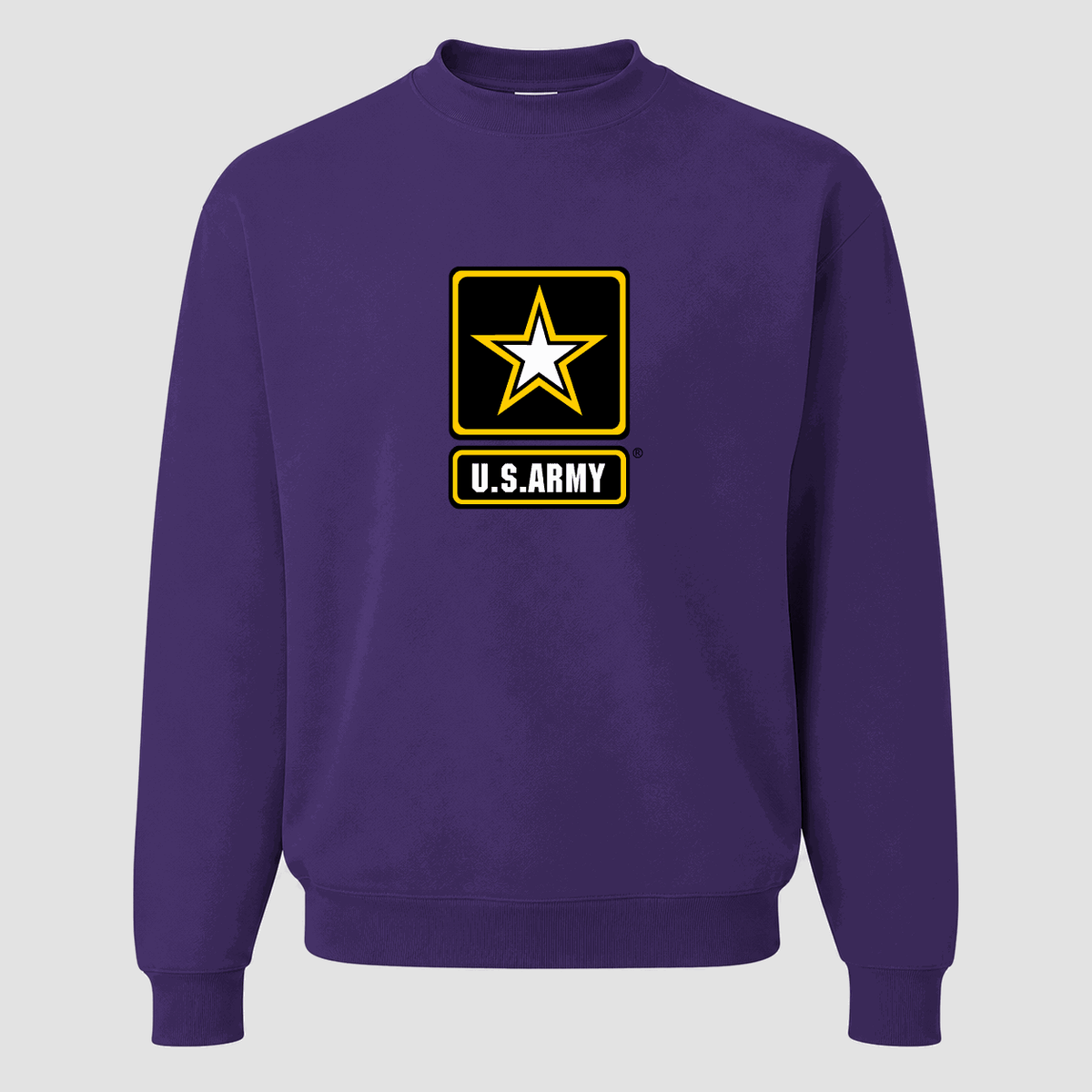 Men's U.S. Army Crewneck Sweatshirt - Purple