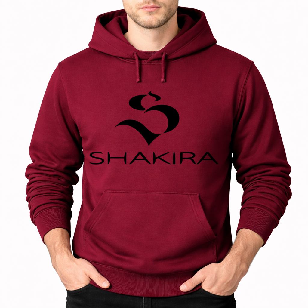 Men's Shakira Pullover Hoodie - Burgundy