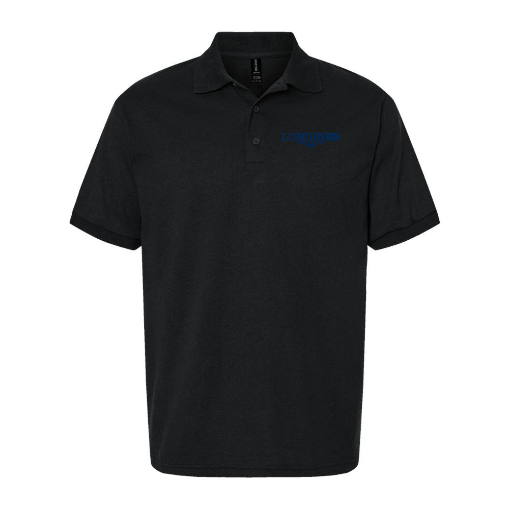 Men's Longines Dry Blend Polo - Black