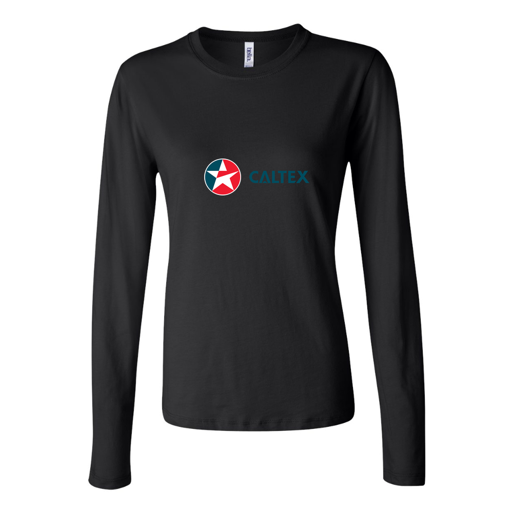 Women's Caltex Long Sleeve T-Shirt - Black