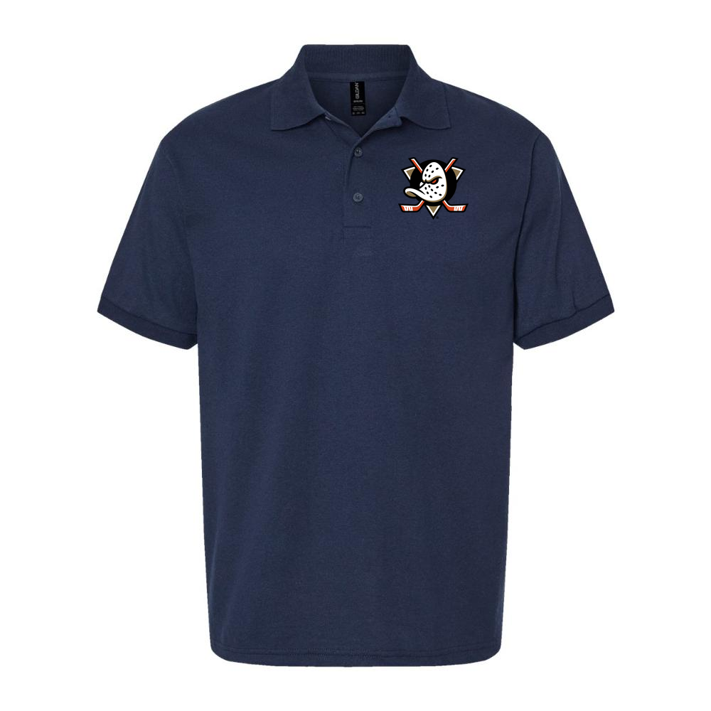 Men's Anaheim Ducks Dry Blend Polo - Navy