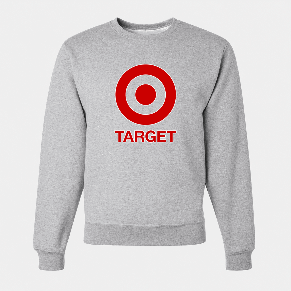 Men's Target Crewneck Sweatshirt - Gray